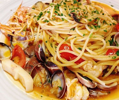 海鲜意面